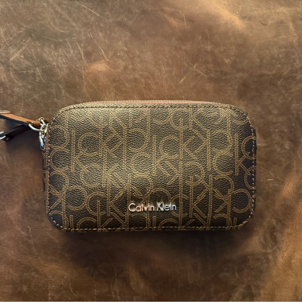 Calvin Klein Brown , mini crossbody bag